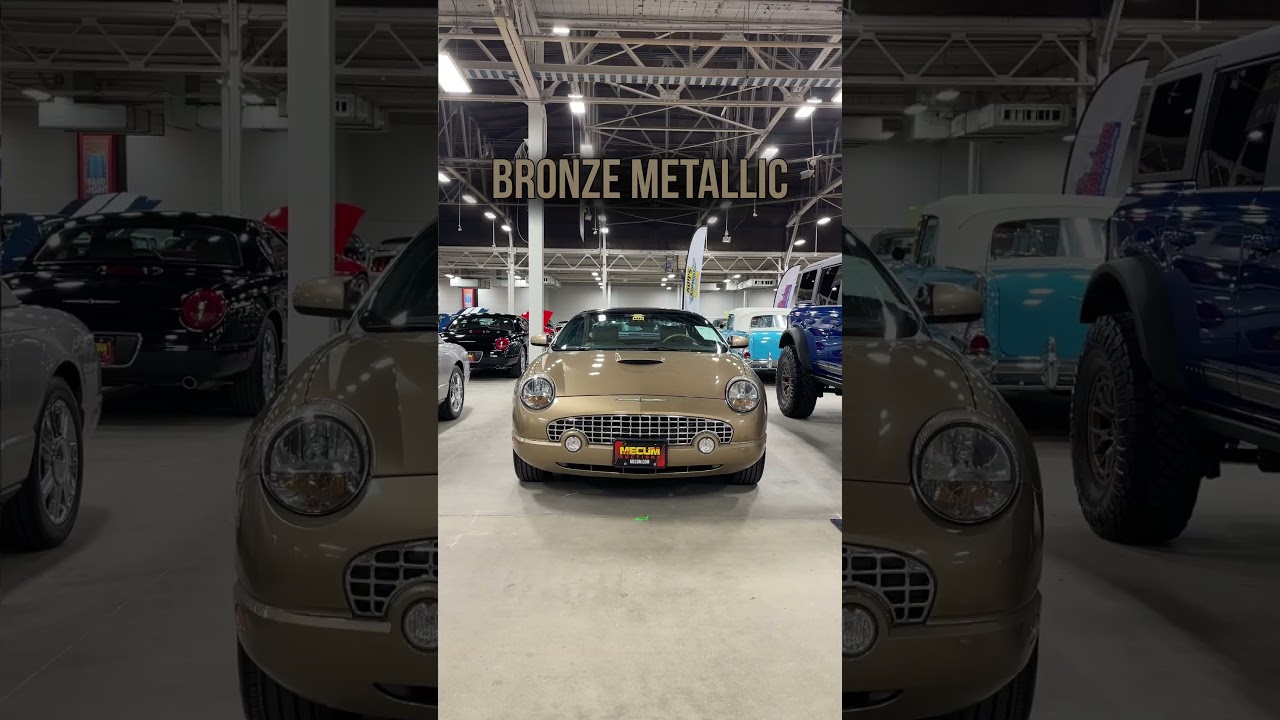 What color would you pick? #Ford #Thunderbird #Mecum #MecumAuctions #WhereTheCarsAre