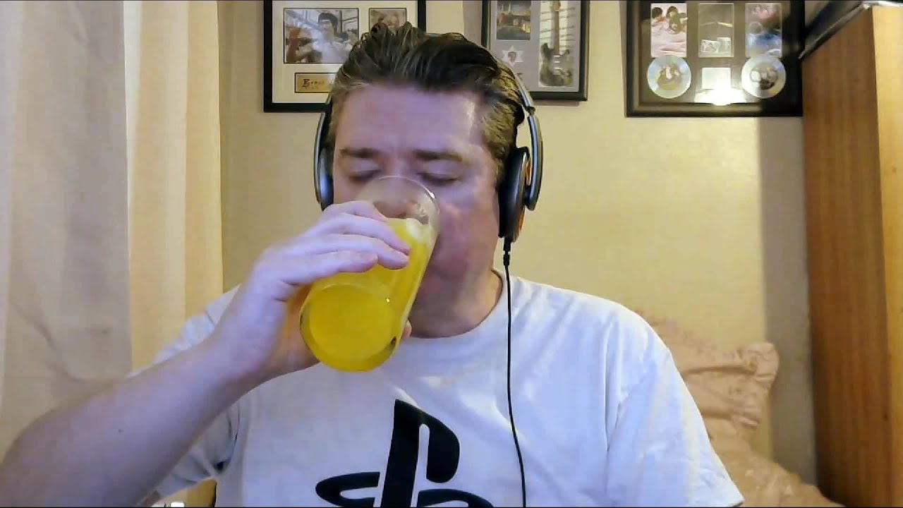ASMR Drinking A Glass Of Ice Cold Fanta Pineapple 🍍