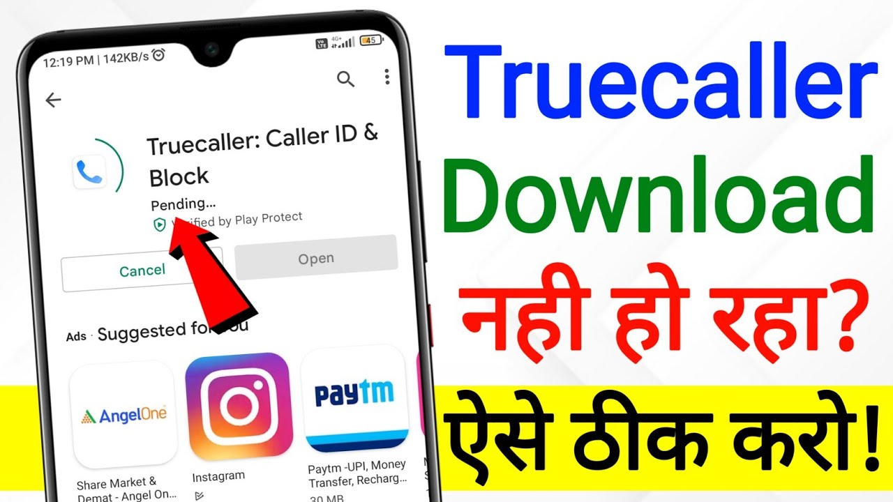 Truecaller Download Nahi Ho Raha Hai | how to fix truecaller download problem | Google Play Store