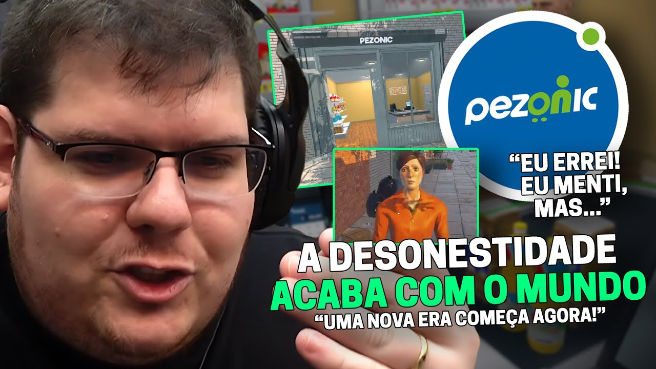CASIMIRO FAZ REINAUGURAÇÃO DO PEZONIC - SUPERMARKET SIMULATOR #04 | Cortes do Casimito
