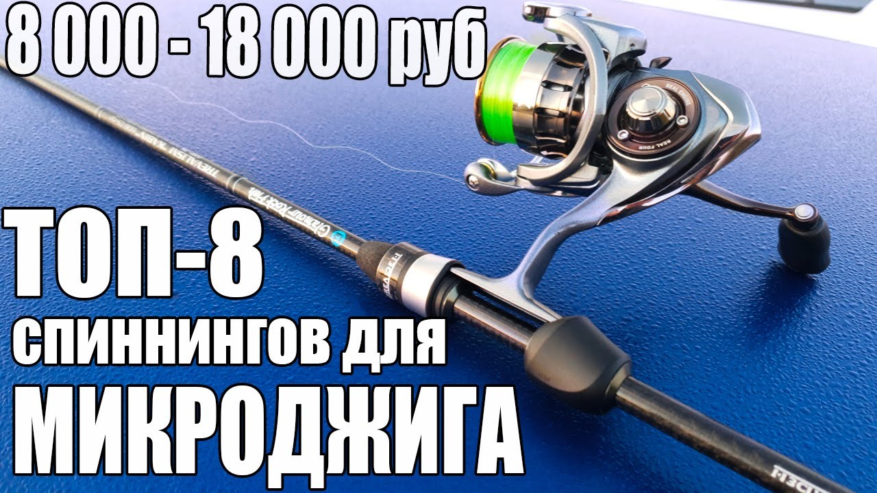 ТОП-8 Микроджиговых спиннингов СРЕДНЯЯ ЦЕНОВАЯ КАТЕГОРИЯ