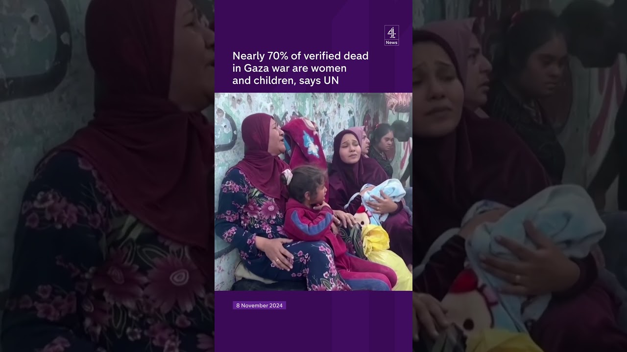 Nearly 70% of verified dead in Gaza war are women and children, says UN