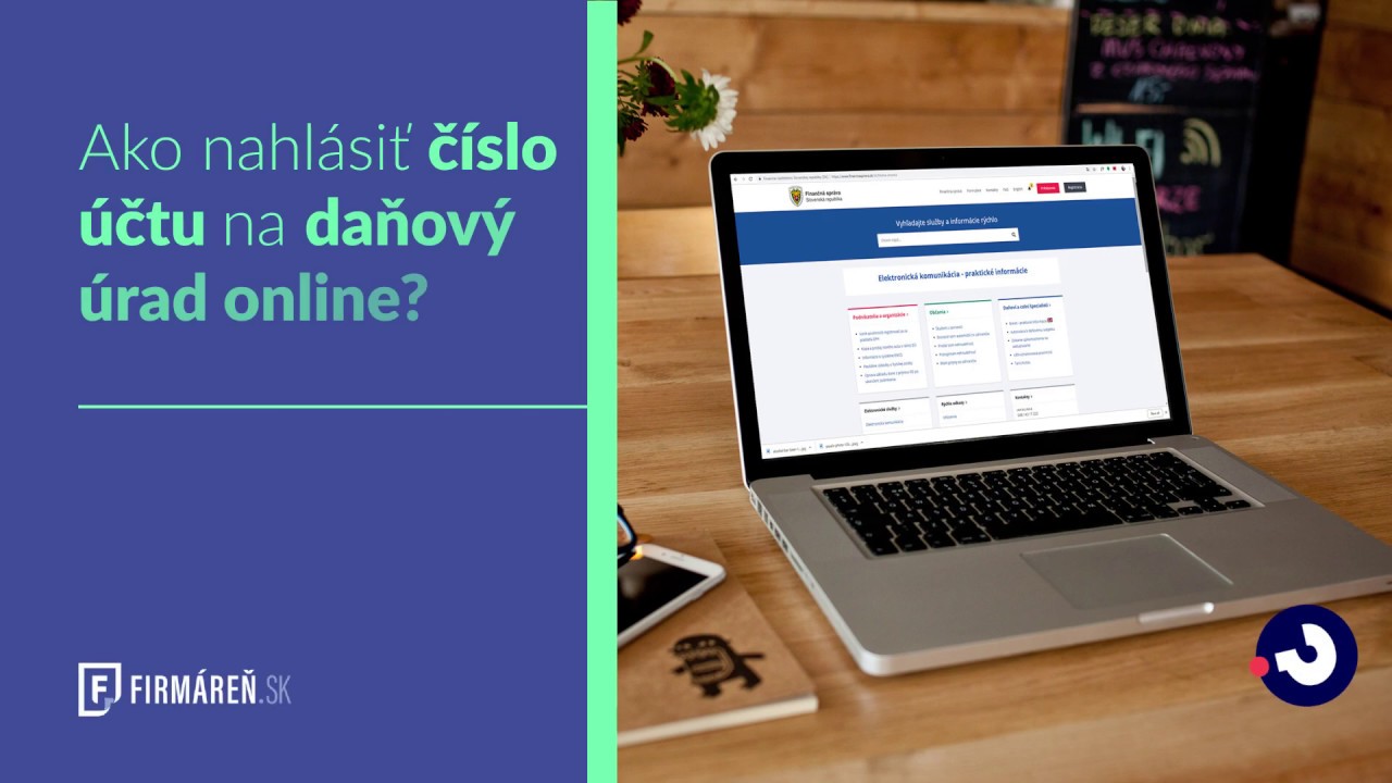 Ako nahlásiť číslo účtu na daňový úrad