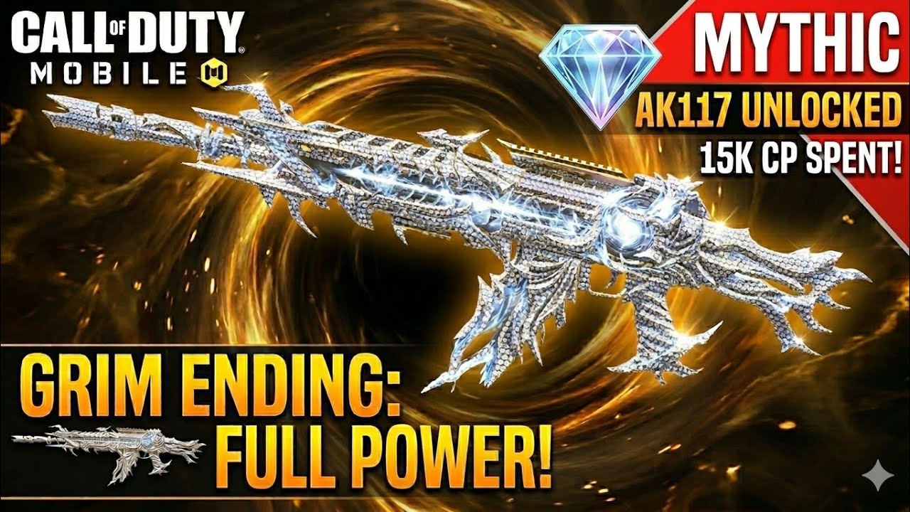 AK117 GRIM ENDING Full Draw + Mythic Upgrade 🔥 15K CP Spent | CODM #callofduty #codm #foryou