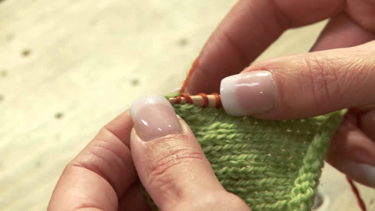 Entrelac Knitting Reversible Pick Up with Gwen Bortner