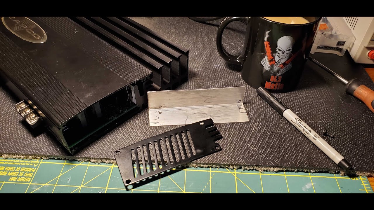 Refurbishing an Old School Zapco Reference 350.2 Audio Amplifier