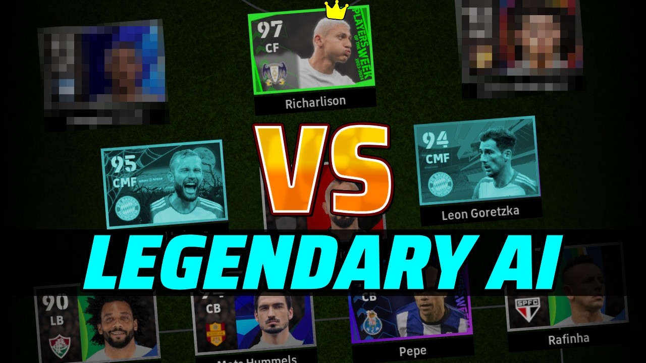 HOW TO BEAT THE LEGENDARY AI WITH A BAD TEAM IN EFOOTBALL 2025