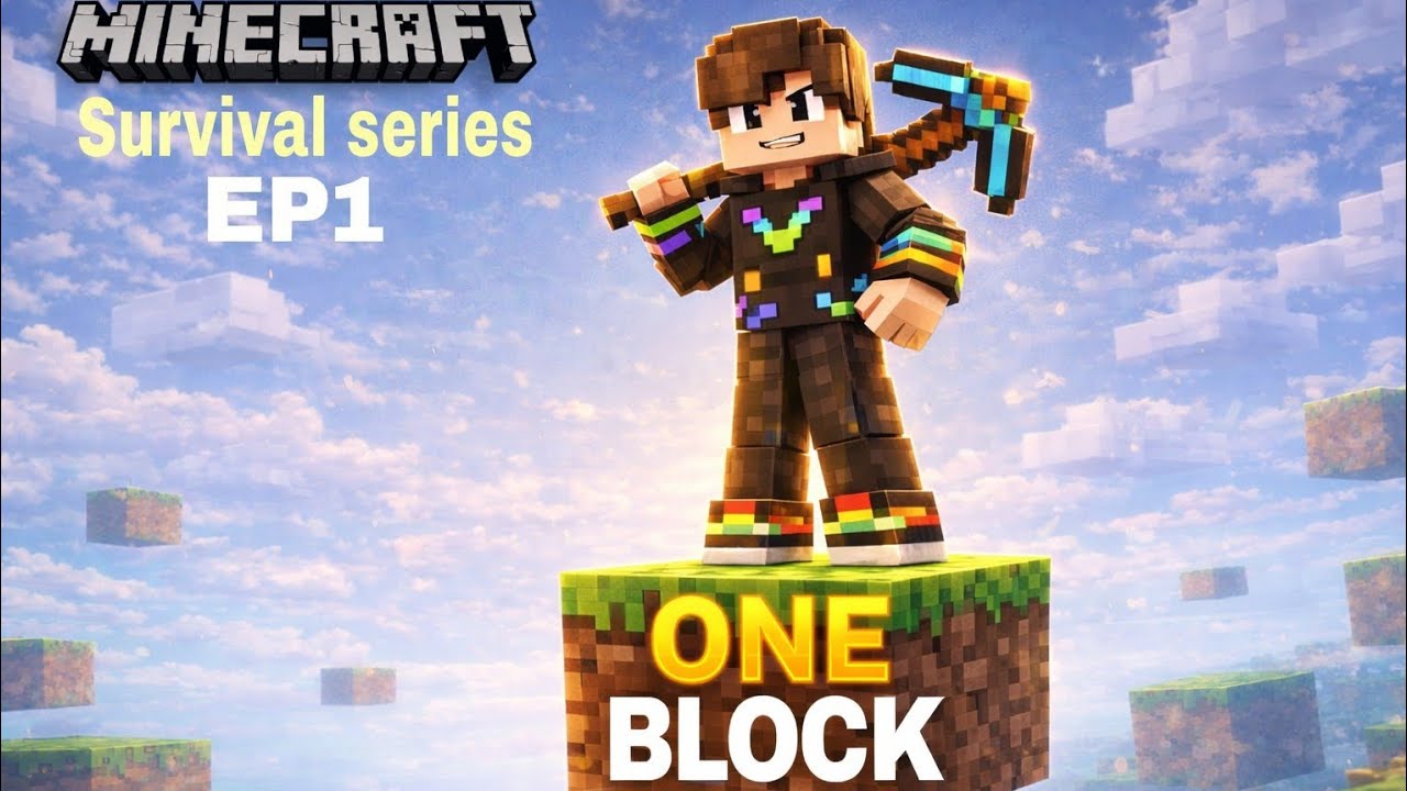 Minecraft One Block Survival Ep 1 Hindi Gameplay