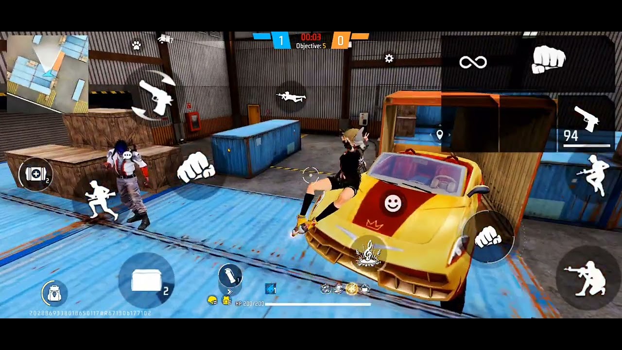 #handcamefreefire 1vs1 funny gameply full video watch all 