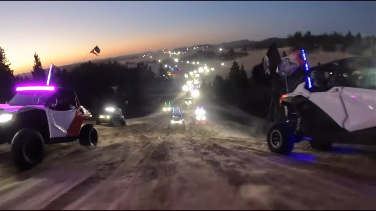 UTV takeover Friday night ride