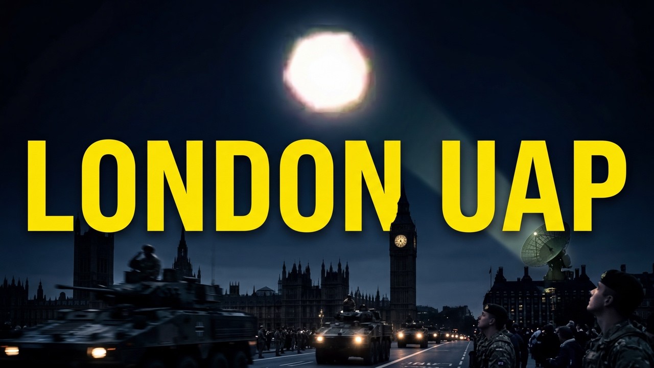 Insane UFO sighting disrupts london parade