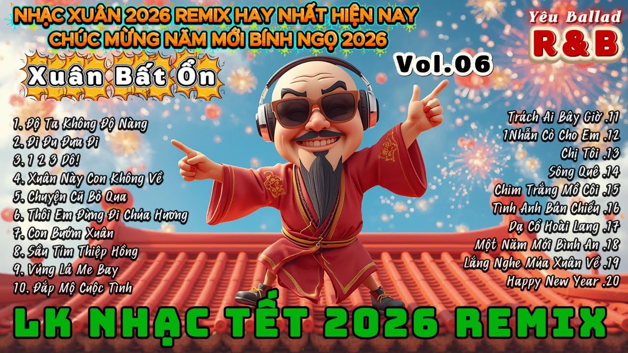 LK NHẠC TẾT - Thử Thách Loa Kéo | LK Nhạc Chế & Bolero Remix Bính Ngọ 2026 - Bass Căng Hơn Dây Đàn