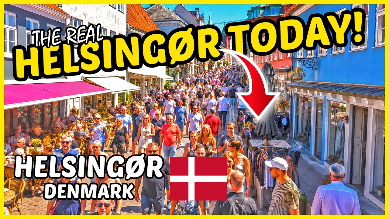 HELSINGØR (ELSINORE), DENMARK | Helsingør Denmark Walking Tour | Best Old Town in Denmark?