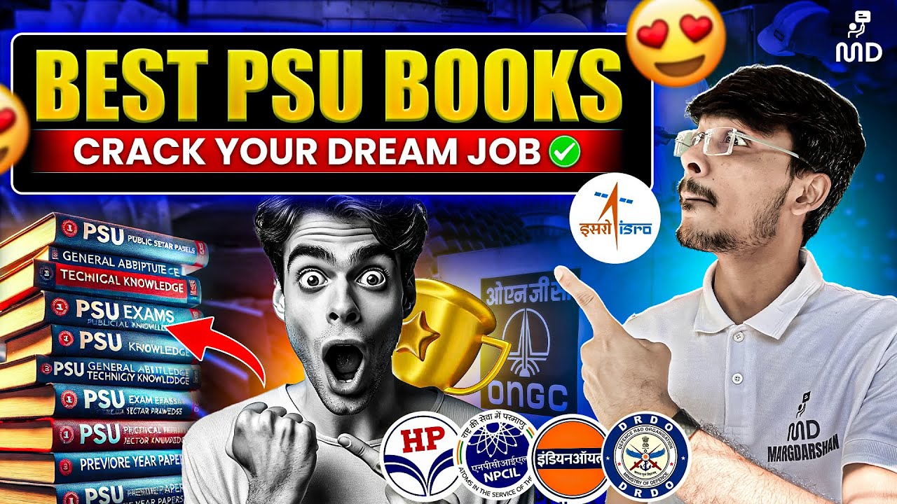 📚 Best Books to Prepare for PSU Exam | Crack Your Dream Job! 🚀