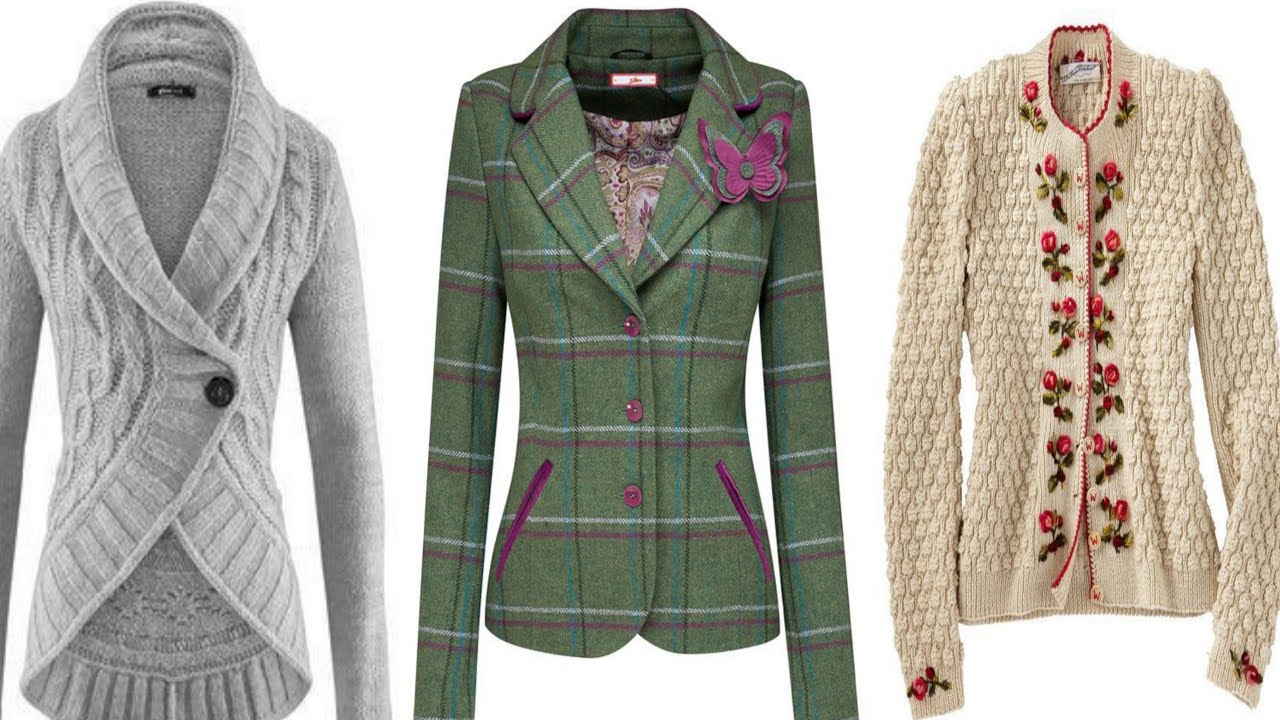 Strickjacken von Wolkenstricker Handgestrickte Meisterwerke Handstrickjacken in modernem