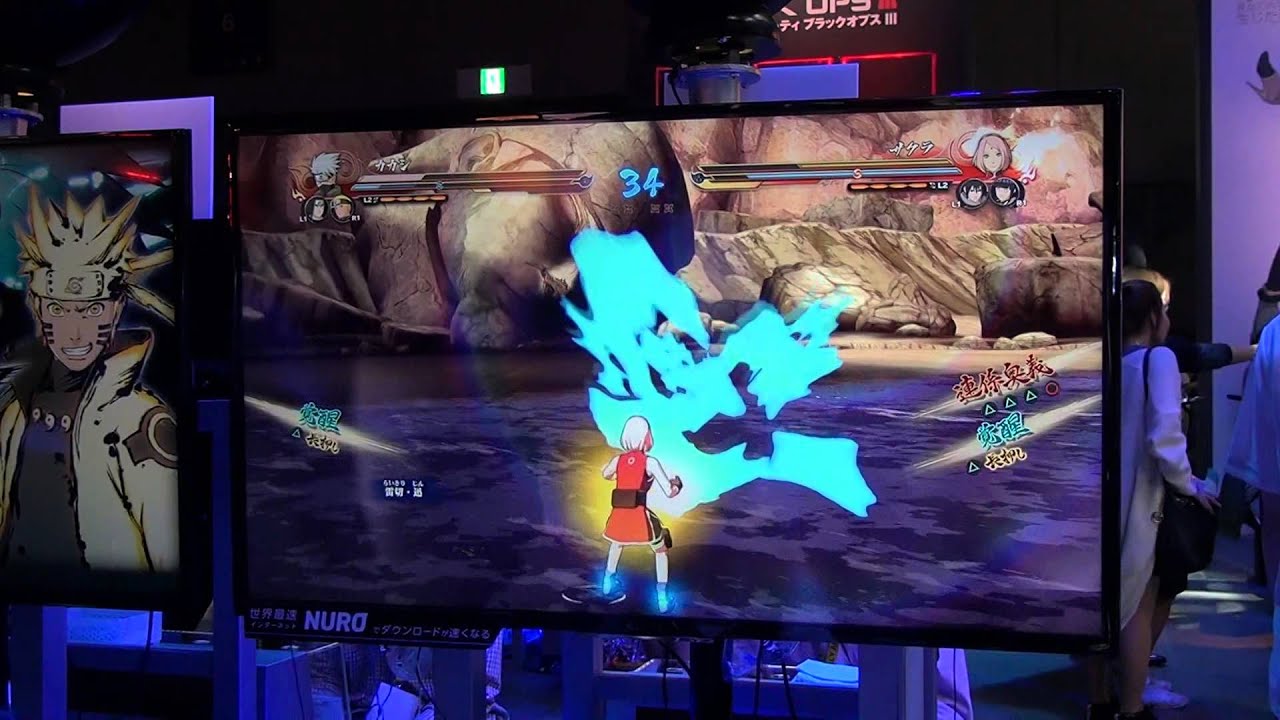 Naruto PS4 at Tokyo Game Show 2015