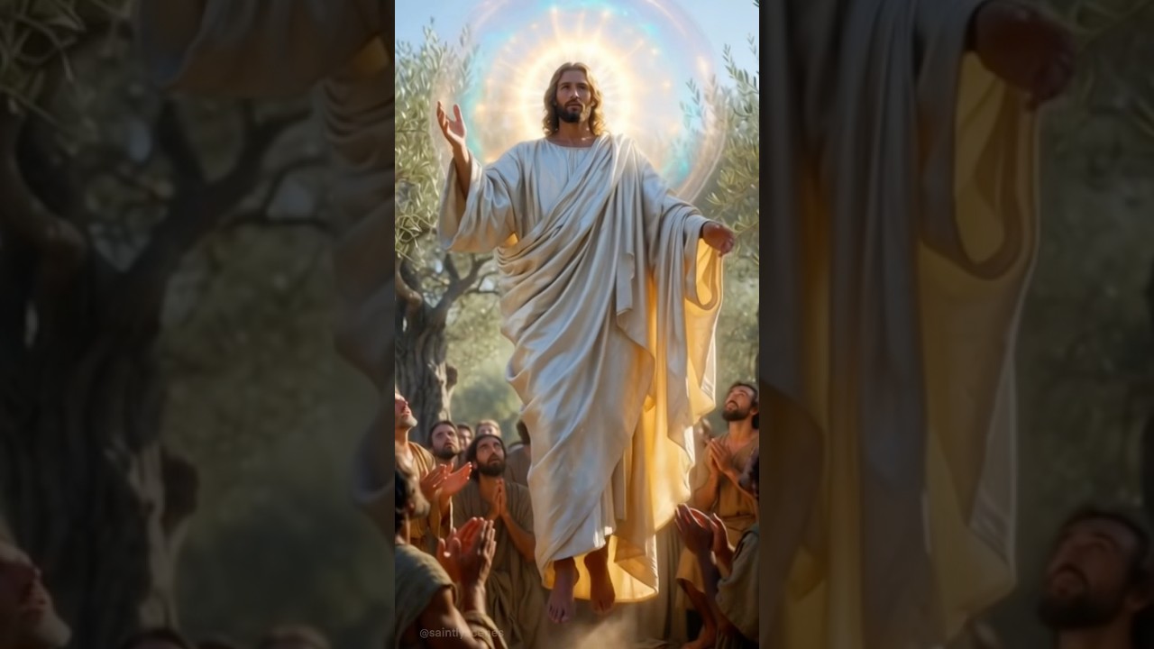 The 2nd Glorious Mystery, The Ascension of Jesus into heaven. #jesus #god #rosary #ascension #bible