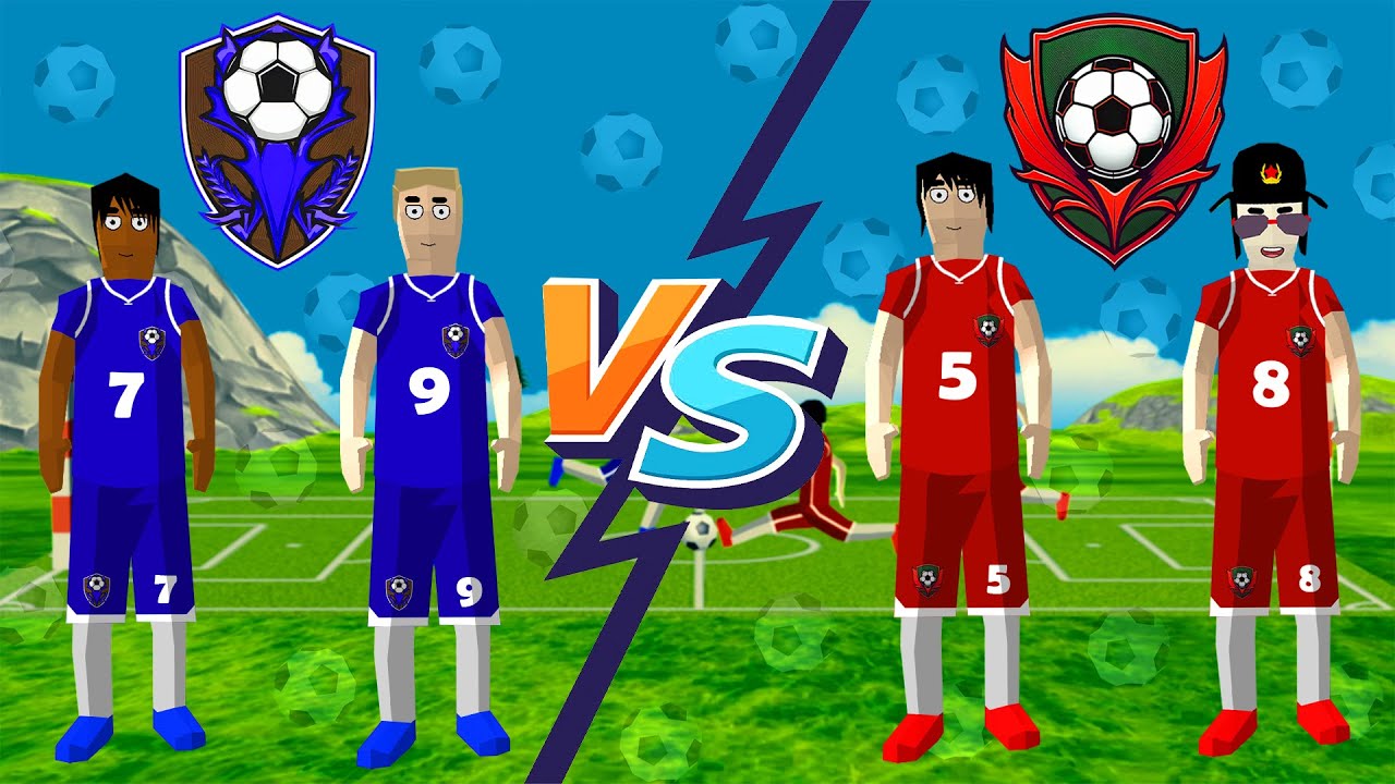 jack's team vs chad's team ⚽ ⚽ in dude theft wars