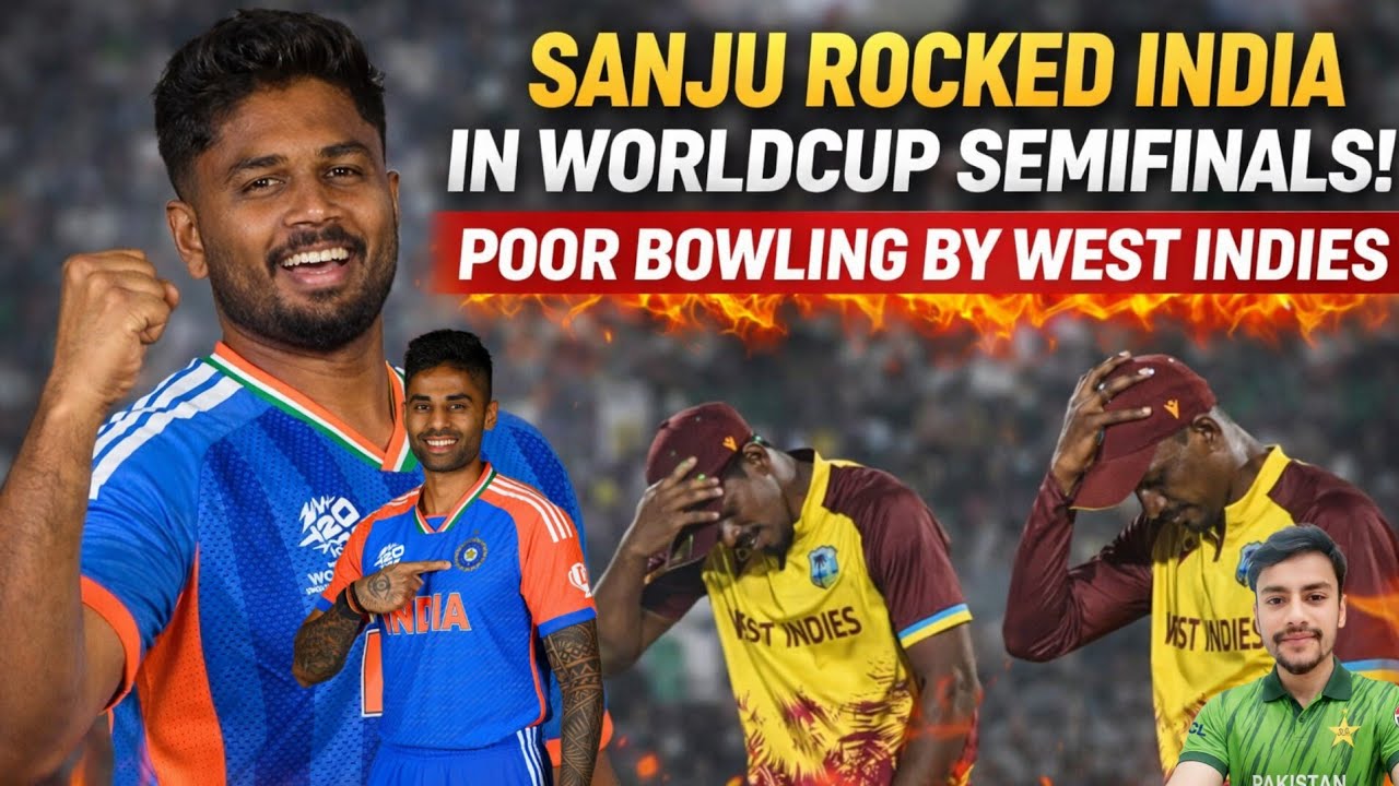 Sanju samson baba Peak at real time | INDIA in semifinals | Westindes poor performance