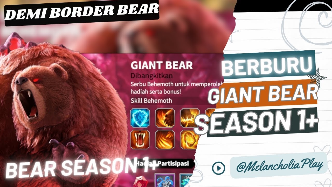 Season 1+ Bear Behemoth Bersama aliansi EX Wajib T4 kalau gak mau tipes | Call Of Dragons