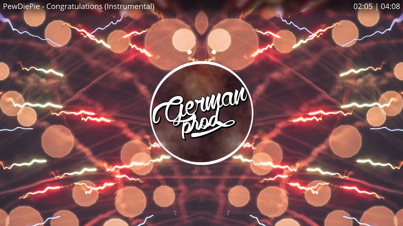 PewDiePie - Congratulations (Official Instrumental)