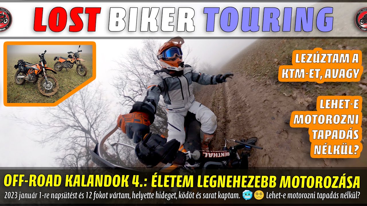 Életem legnehezebb motorozása 🏍 Off-road kalandok 4. rész