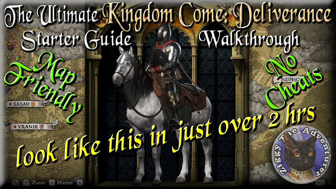 The Ultimate Kingdom Come: Deliverance Starter Guide Walkthrough (map friendly)