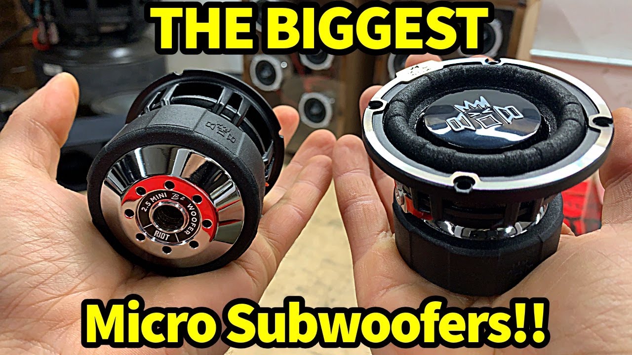 ALL NEW MICRO SUBWOOFER!! B2 Riot 2.5 Review