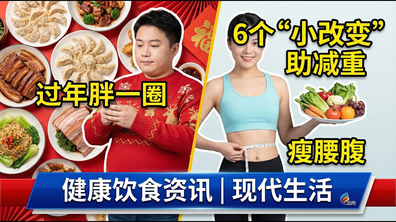 过年胖一圈 饮食6个“小改变”有助减重瘦腰腹