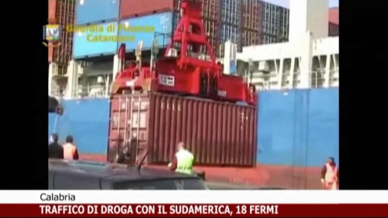 TRAFFICO DI DROGA CON IL SUDAMERICA