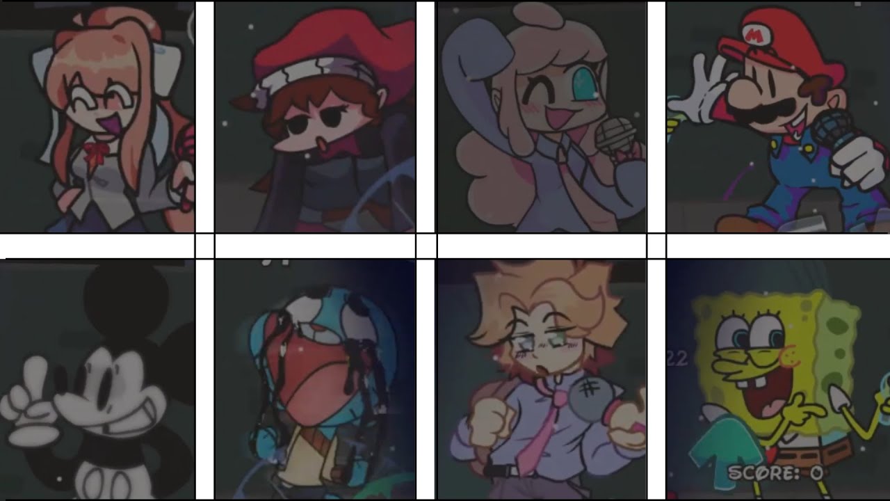 Cycles But Every Turn a Different Character Sings 🎶 (FNF but Everyone Sings It)