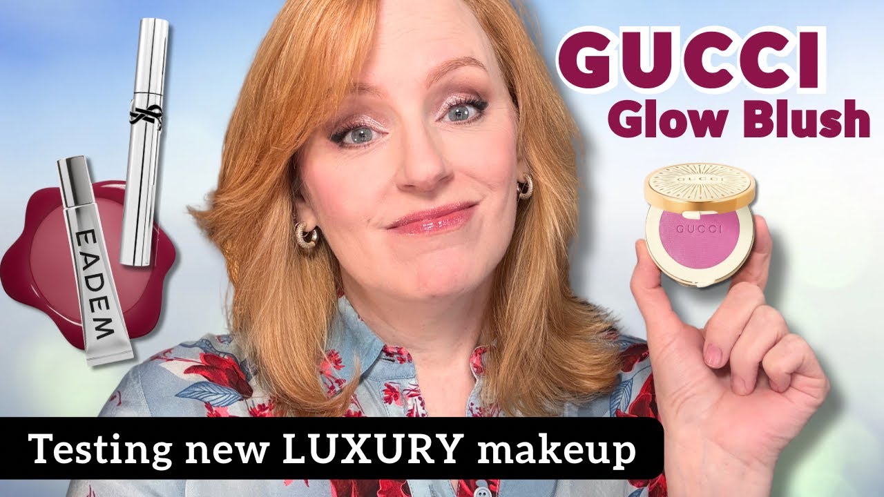 Тестирование новых румян GUCCI Glow Dewy Blush, туши для ресниц YSL Lash Latex Mascara и бальзама...