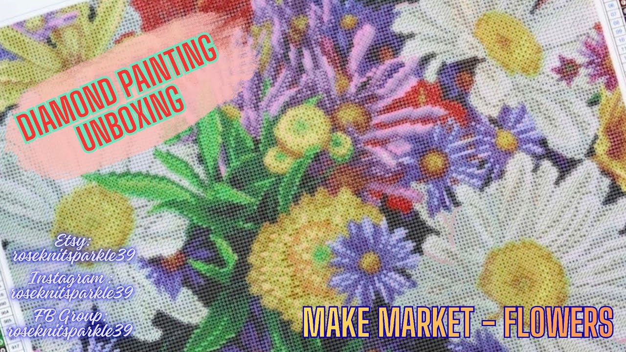 Ep 578: Make Market Unboxing -  Flowers #craft #michaelscraftstore  #unboxing #budgetfriendly