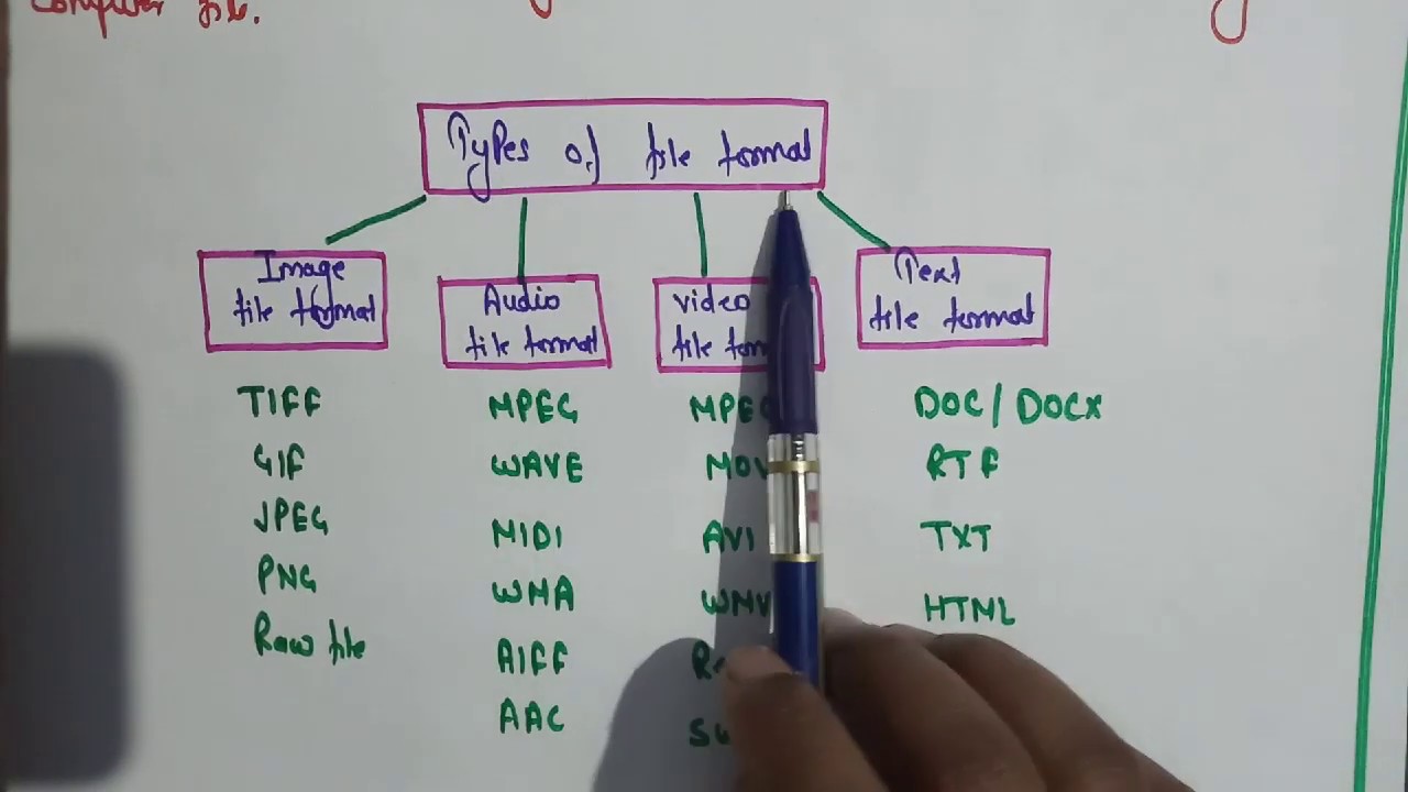 IMAGE FILE FORMAT || Different FILE FORMAT in multimedia || विभिन्न फ़ाइल फॉरमेट हिंदी में ||