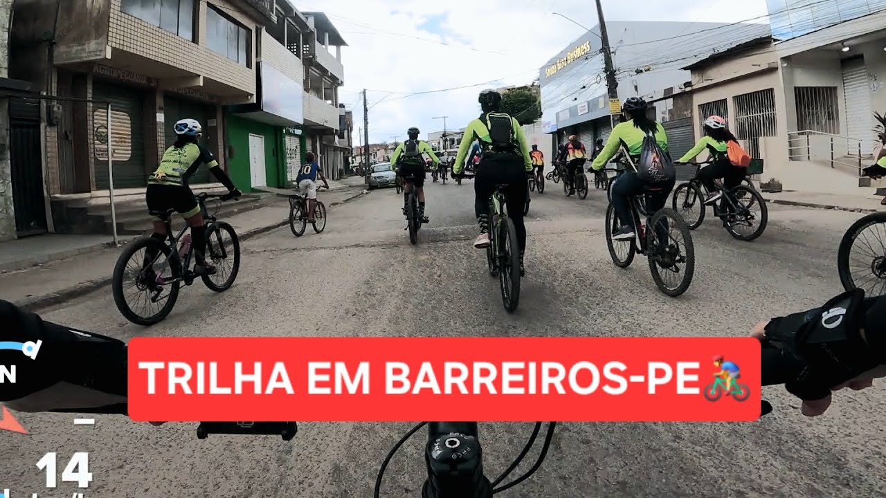 A LARGADA DA TRILHA EM BARREIROS-PE, 22/02/2026.