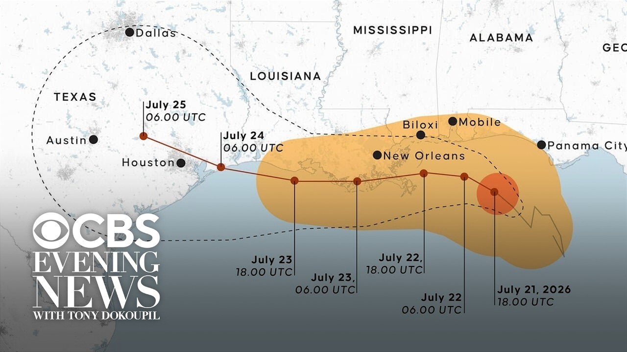 Tropical Storm Bertha closes in on Gulf Coast with up to 4 ft of storm surge expected