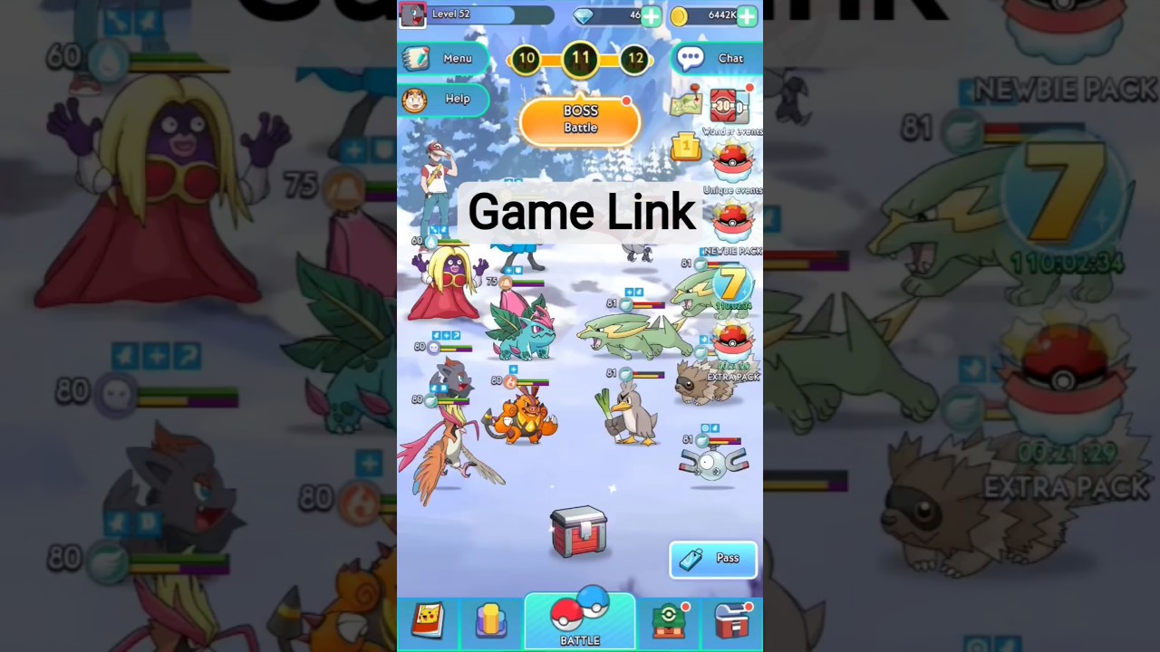 game Link idle pokemon Game #trending #idle #pikachu #viral #socialpoint #pdogg #pong #floppotron