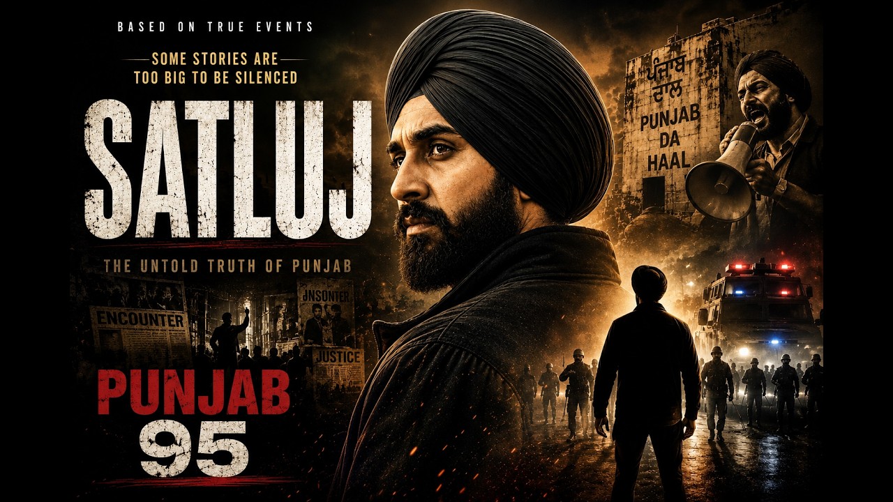Satluj full movie watch now  free Diljit Dosanjh Jagjit singh Punjab 95. 1080P HD