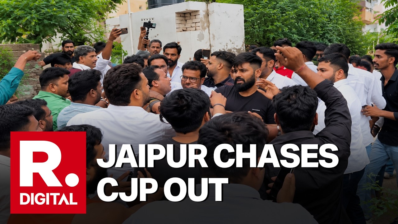 Jaipur Locals Drive Out CJP Members After Forced School Inspection | Rajasthan