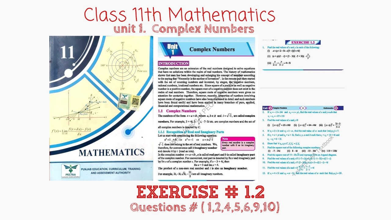 11th Class Math || 1st Year  Exercise 1.2
