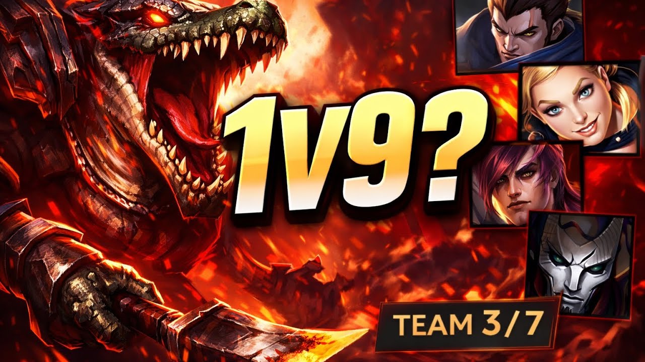 I TRIED TO 1v9 WITH RENEKTON…