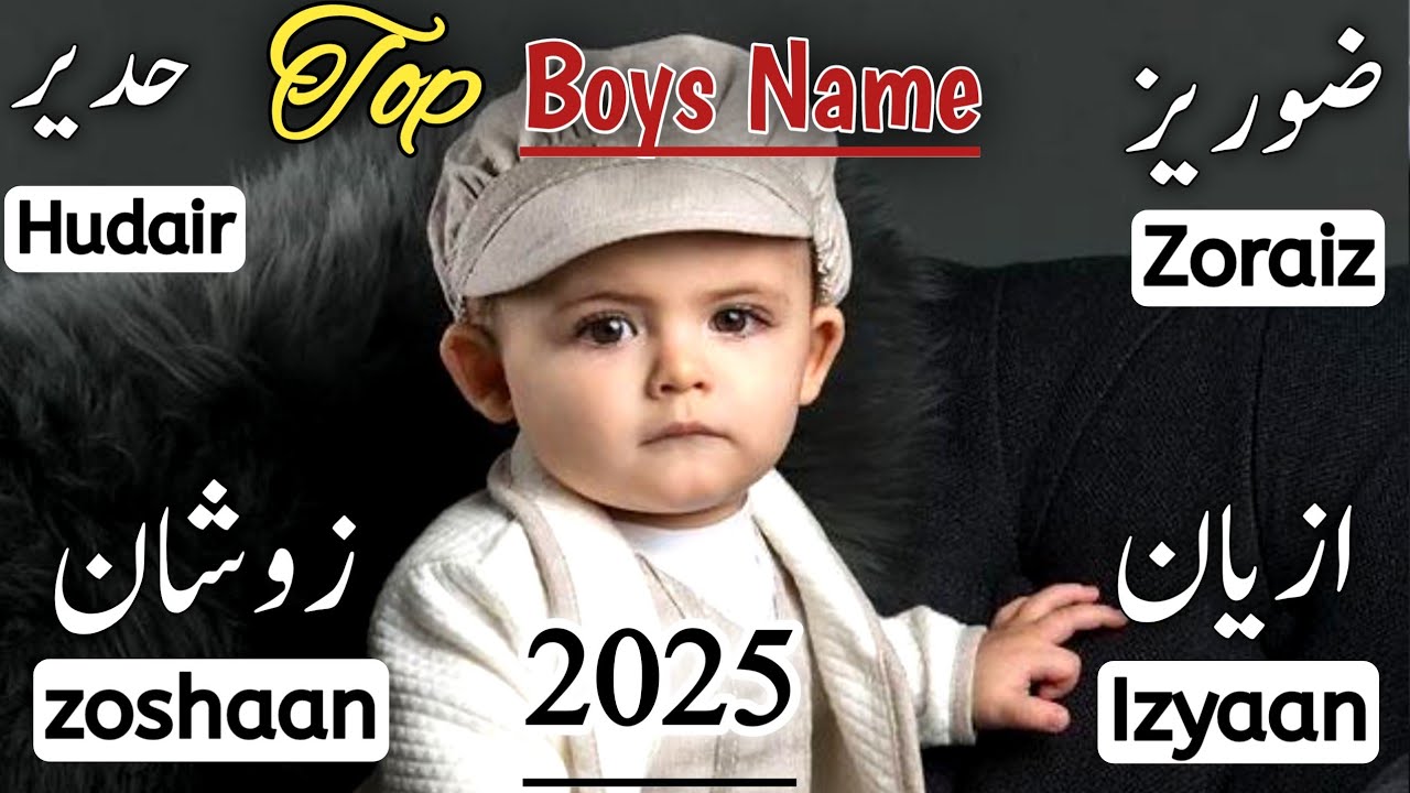 Meaningful Muslim Baby Boy Names In Urdu |Muslim Ladkon ke Naam |Super Names Collection 2025