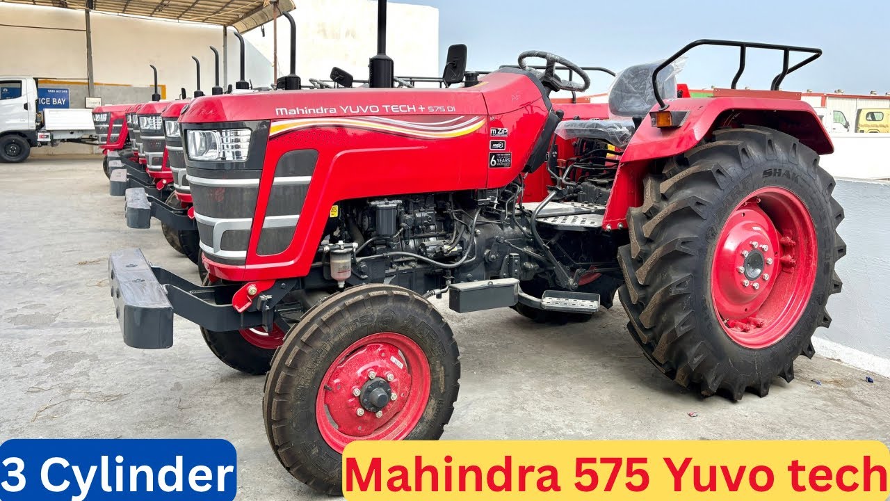 Mahindra 3 Cylinder 575 Yuvo Tech Plus 2025 Model  Full Review video@indianfarmingtech 
