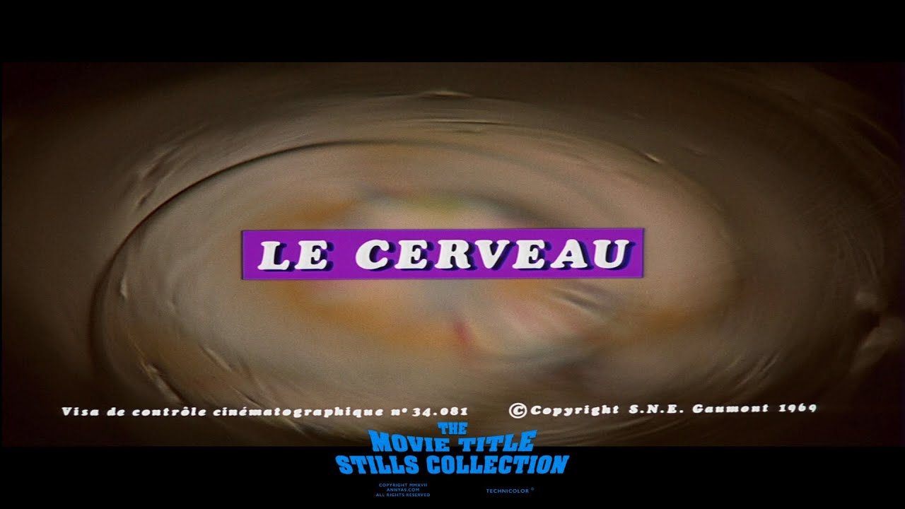 The Brain (1969) title sequence