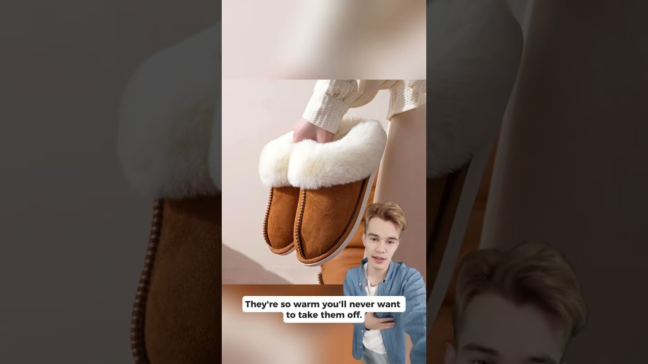 Cozy Faux Fur Slippers for Ultimate Comfort #cosywarmslippers