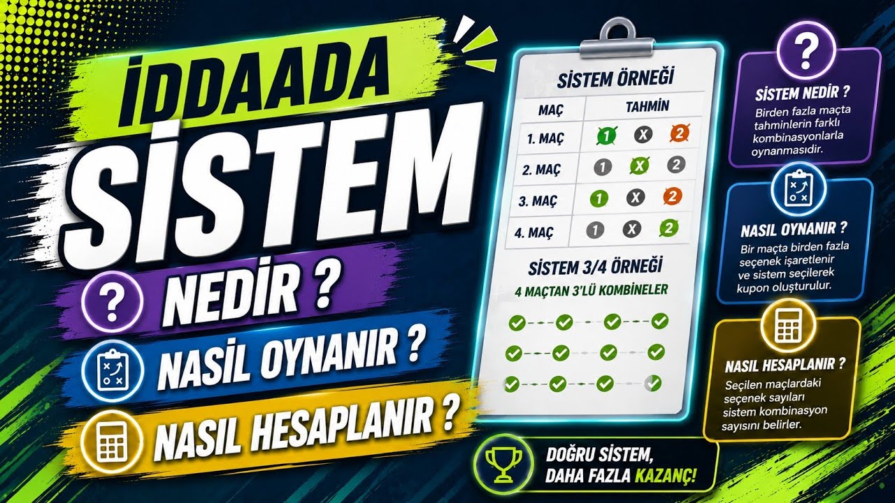 SİSTEM NEDİR ? NASIL OYNANIR ? NASIL HESAPLANIR ?
