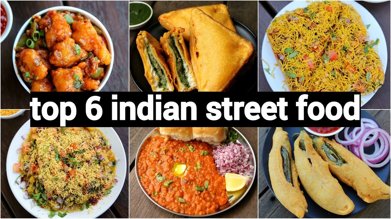 top 6 instant indian street food recipes | 6 चटपटी चाट रेसिपी | indian chaat recipes collection