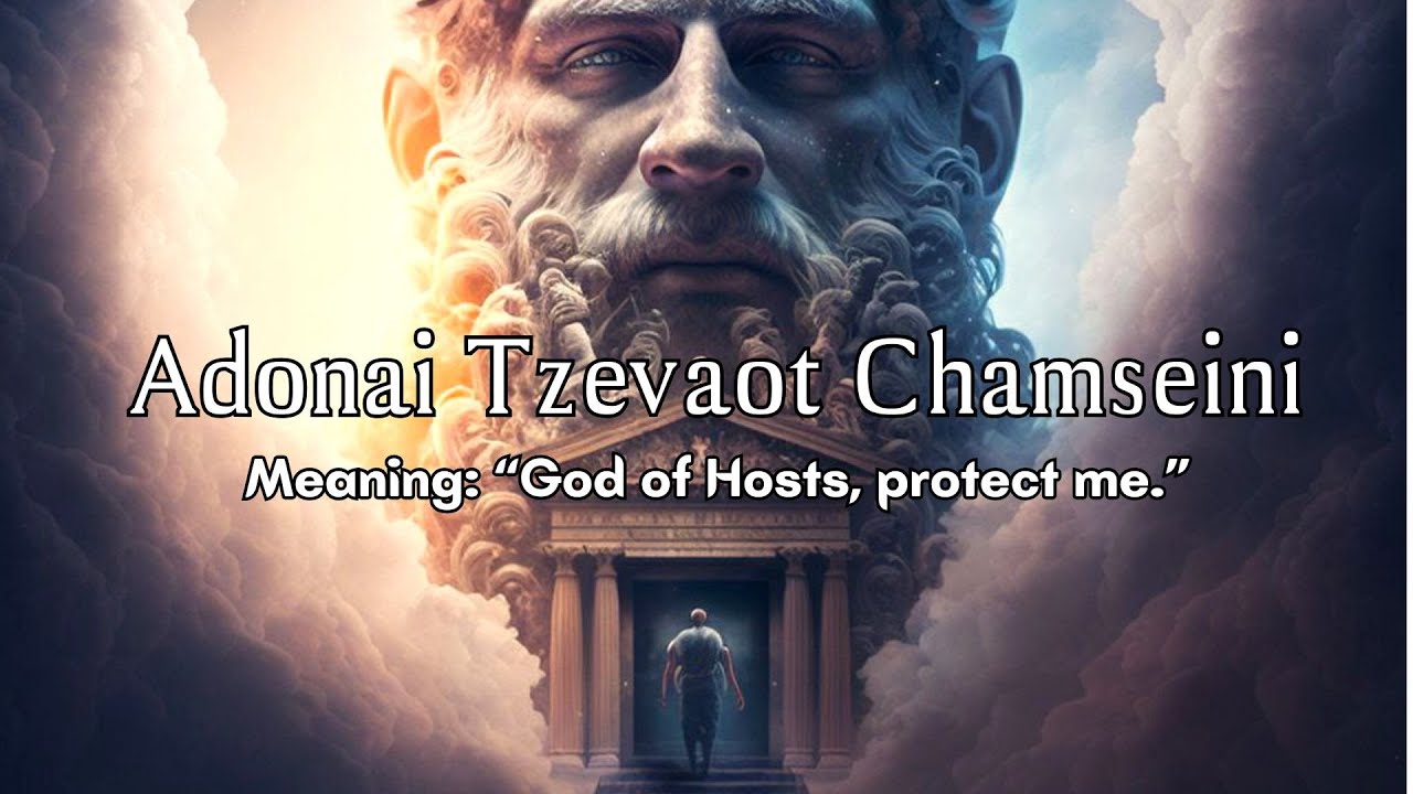Hebrew Mantra for Protection, Mercy and Strength - Adonai Tzevaot Chamseini