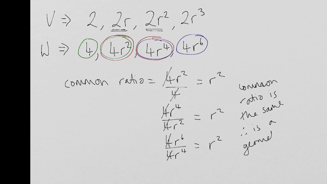 Exam Questions Sequences And Series WJEC