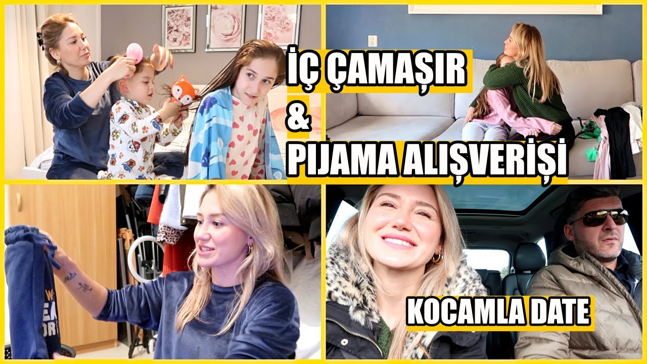 MERAK ETTİKLERİNİZİ CEVAPLADIM! 🤔 İÇ ÇAMAȘIR PIJAMA ALIȘVERİȘİ, KREȘTEN DİREK DUȘA GİRİYORUZ